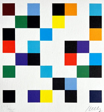 Ellsworth Kelly litografia COA
