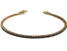 Bracciale TENNIS diamanti neri