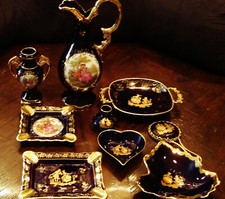 Vintage 9 Pc Limoges Luxurious