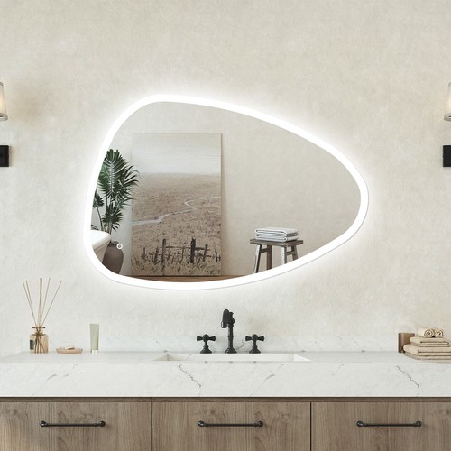 Specchio bagno asimmetrico - bagno,