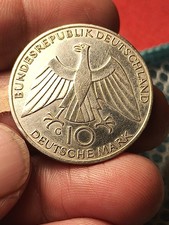 10 MARCHI TEDESCHI 1972  ZECCA G ARGENTO OLIMPIADI DI MONACO ATLETI