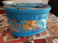 lotto 1276 beauty case borsetta bimba bambina celeste