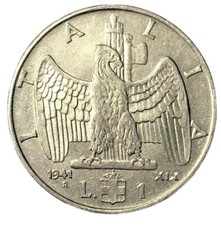 1 LIRA 1941 XIX - IMPERO -