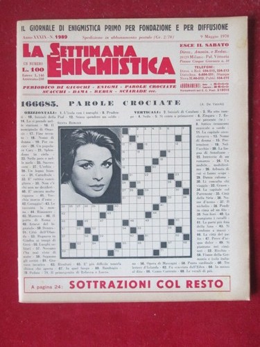 Settimana enigmistica 1989 - enigmistica,