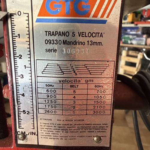 Trapano colonna gtg 09330 - trapano,