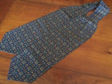 FOULARD SCIARPETTA DA UOMO MARCA MAFFEI 100% SETA - VINTAGE ANNI '80 - NUOVO