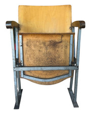 Sedia Cinema in Legno Vintage