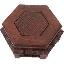 Fioriera esagonale in legno