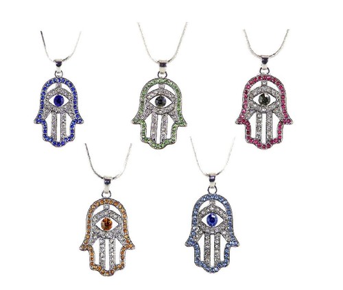 Collana hamsa mano dio - collana,