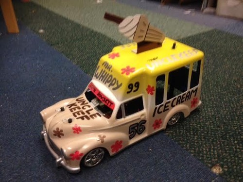 Morris minor ice cream van - minor,