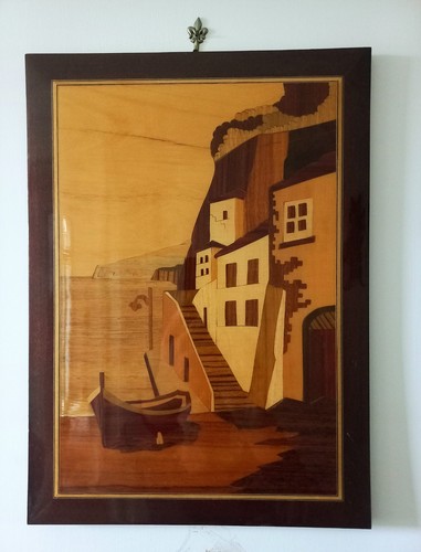 Quadro intarsio laccato - intarsio,