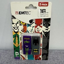 Unità flash USB Emtec Batman & Joker 16 GB DC Comics NUOVO