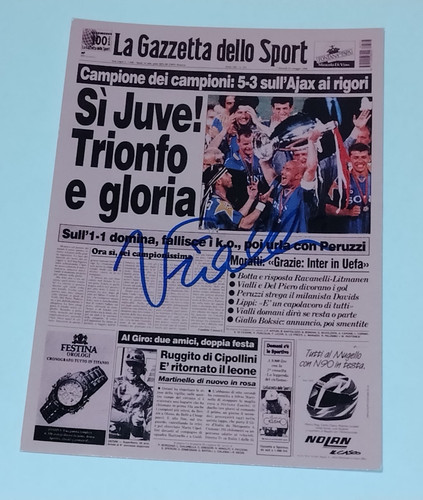 Autografo gianluca vialli - gianluca,