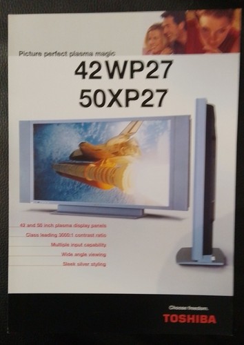 Toshiba 2002 42wp27 50xp27 - 42wp27,