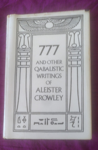 Aleister crowley 777 and - aleister,