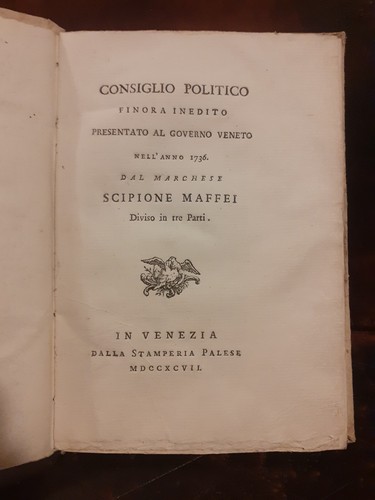 1797 scipione maffei consiglio - 1797,