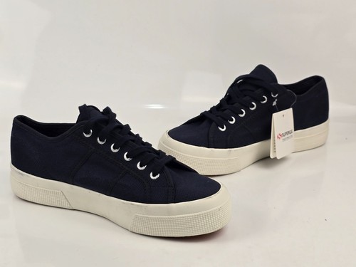 Sneakers superga tela blu - sneakers,