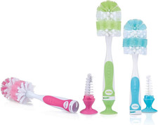 5524 - Scovolino per La Pulizia Di Biberon, Tettarelle E Succhietti- Con Ventosa