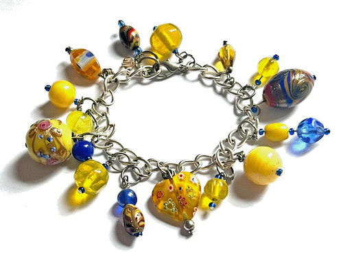 Bracciale charm vintage - , rovere