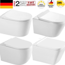 WC sospeso senza bordo lavabo