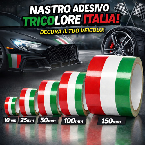 Nastro adesivo tricolore - nastro,