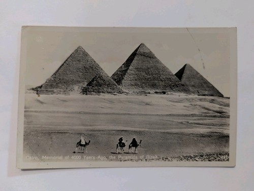 Cartolina piramidi giza - cartolina,