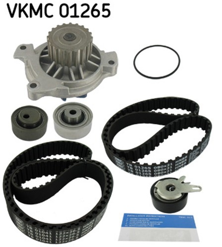 Pompa acqua kit cinghia - +,
