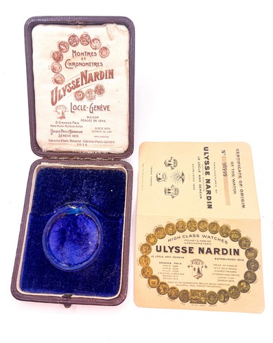 Ulysse nardin scatola pelle - nardin, in
