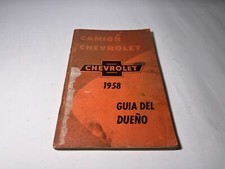 CAMION CHEVROLET 1958 GUAIA DEL DUENO-LIBRETTO USO E MANUTENZIONE IN SPAGNOLO