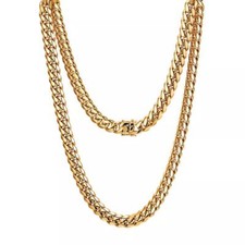 Collana uomo placcato oro - collana,