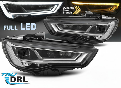 Coppia fari anteriore full - full, led