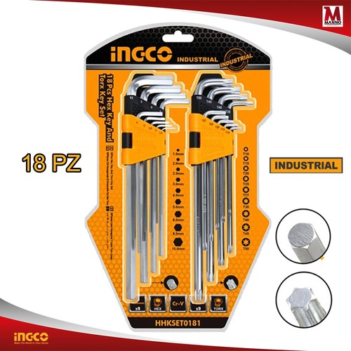 Set chiavi esagonali torx 18 - chiavi,