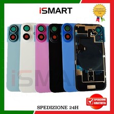 SCOCCA POSTERIORE PER IPHONE 16 VETRO BACK GLASS HOUSING COVER