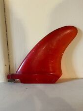 Pinna tavola da surf rossa vintage epoca