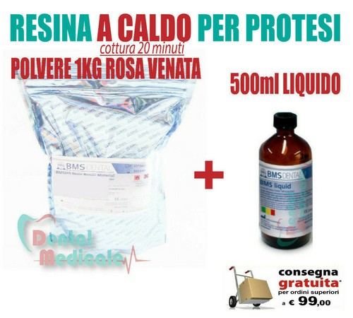 Resina metacrilato caldo - metacrilato, a