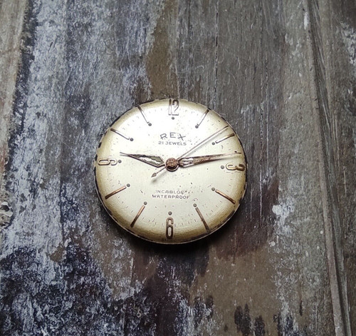 Parti orologio vintage rex - parti,
