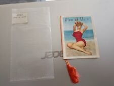 CALENDARIETTO DA BARBIERE DIVE AL MARE 1957 SOPHIA LOREN GRACE KELLY ECC.