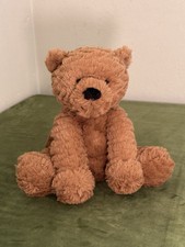 Orsacchiotto Jellycat Fuddlewuddle Bear Cub nuovo senza etichette marrone seduto cm23 ritirato raro