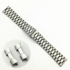 Bracciale orologio stile presidente 18/20 mm con estremità curva maglie cinturino orologio