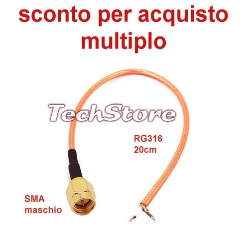 Cavo coassiale rg316 - rf, 50ohm