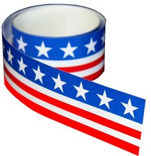 Fascia banda adesiva bandiera america americana stelle strisce in 4 misure 2112