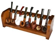 Porta pipe da tavolo in legno massello espositore portapipe radica per vetrine