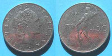 V) 50 LIRE 1961 VULCANO 1°