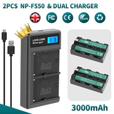 2x Batteria NP-F550 per Sony