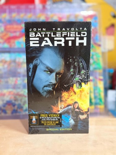 Battlefield earth vhs sealed - earth,