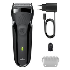 Braun Rasoio barba SERIES 3 Ricaricabile Black e Gray 300S