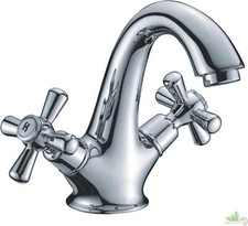 RUBINETTO MISCELATORE LAVABO CROCE CROMATO 136C SOFIA BAGNO LAVANDINO CLASSICO