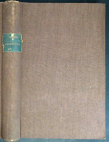 Poesie varie croce benedetto - poesie,