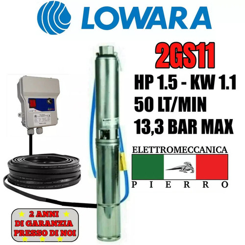 Pompa sommersa pozzi - sommersa, lowara