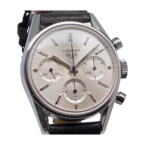 Heuer carrera 2447 valjoux - heuer,